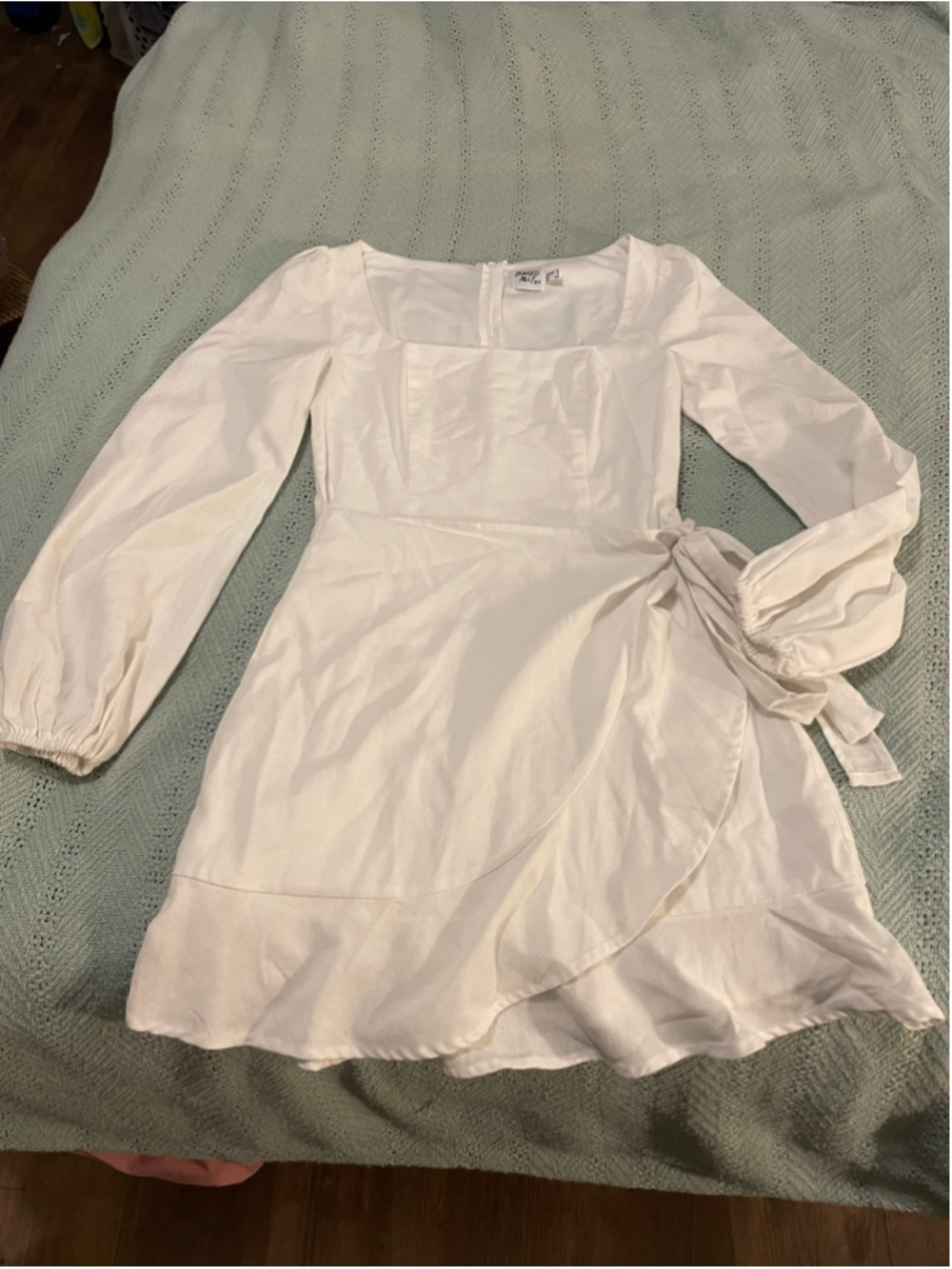 Princess Polly “The Villa” Mini faux wrap babydoll Dress Size 4 cottagecore - Picture 2 of 8